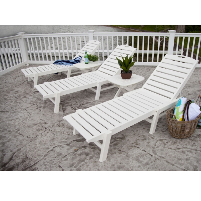 Nautical Armless Chaise Set - PWS720-1