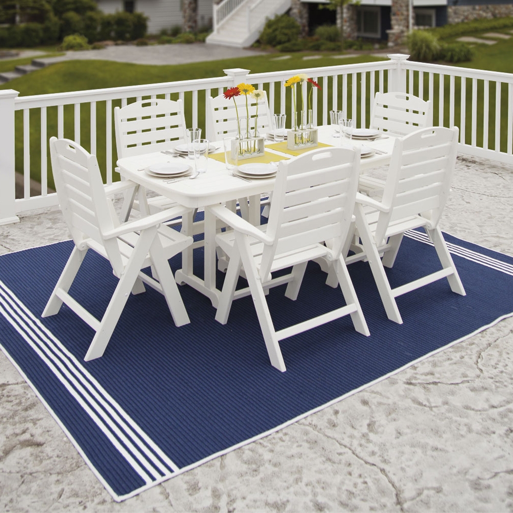 PolyWood Nautical 7 Piece Patio Dining Set - PW-NAUTICAL-SET3