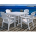 Nautical 44 inch Square Dining Table - NCT44