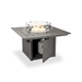 Square 42" Fire Pit Table propane drawer