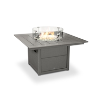 PolyWood Square 42" Fire Pit Table - CTF42S