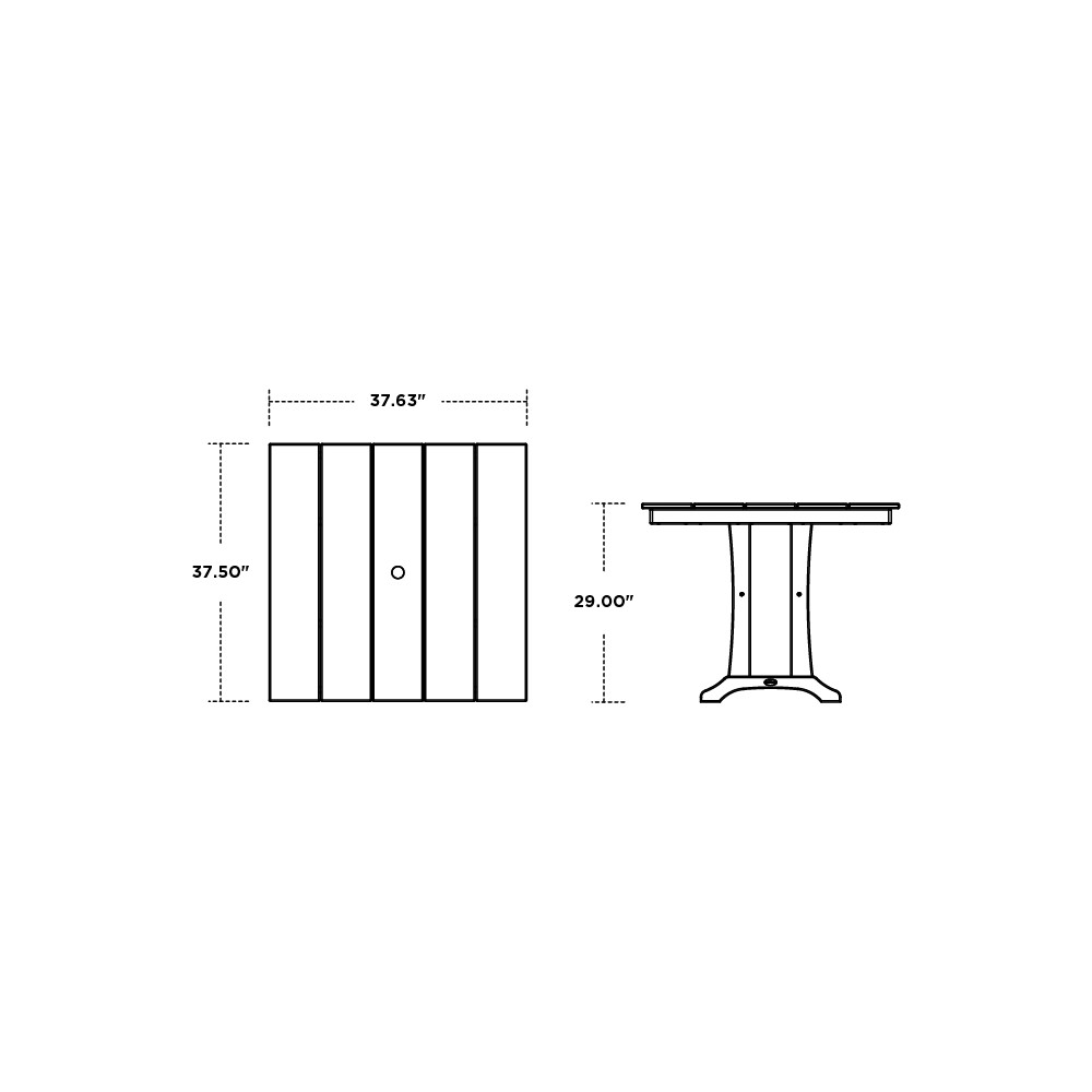 Farmhouse Trestle dimensions