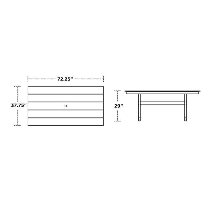 Farmhouse Trestle dimensions