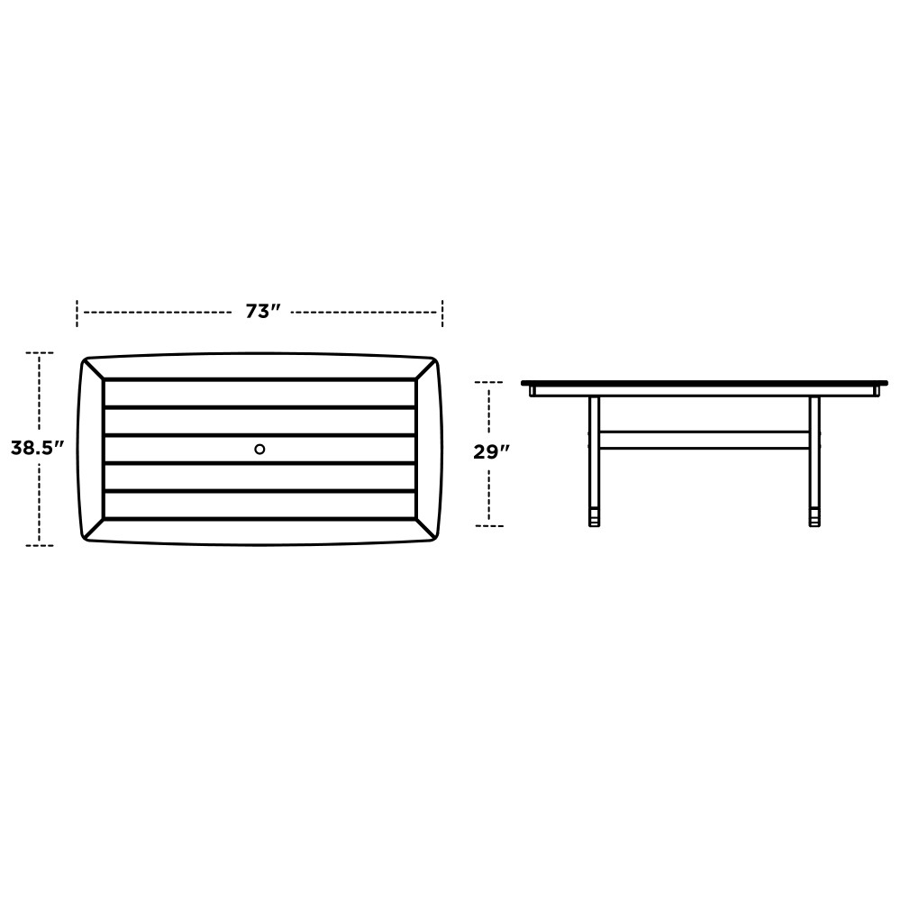 Nautical Trestle dimensions