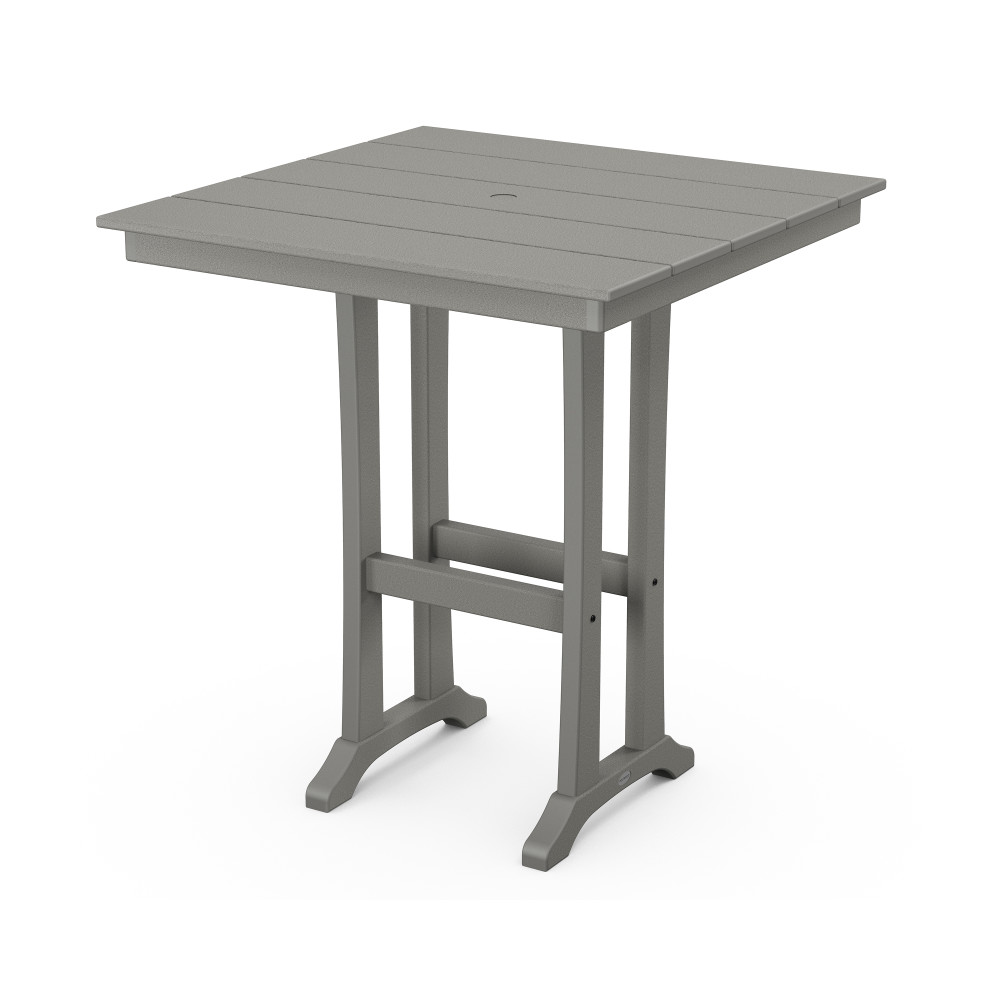 PolyWood Farmhouse Trestle 37" Bar Table - PLB81-T1L1
