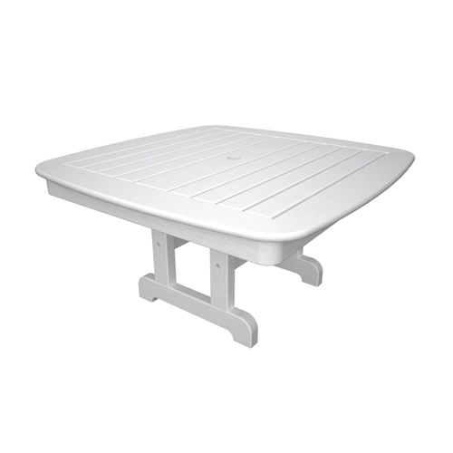 PolyWood Nautical 37 inch Square Conversation Table - NCCT37