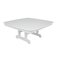 PolyWood Nautical 44 inch Square Conversation Table - NCCT44