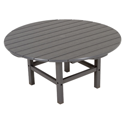 PolyWood 38 inch Round Conversation Table - RCT38