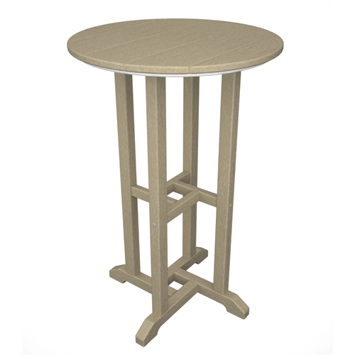 PolyWood Traditional 24 inch round Counter Table - RRT124