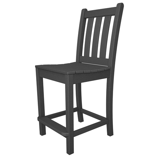 PolyWood Traditional Garden Counter Side Chair - TGD101