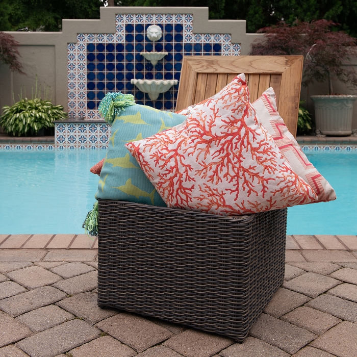 Boca Side Table with Storage open
