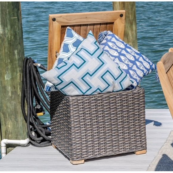 Royal Teak Boca Side Table with Storage
