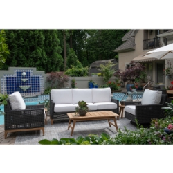 Royal Teak Cannes Sofa and Lounge Chair Patio Set - RT-CANNES-SET1