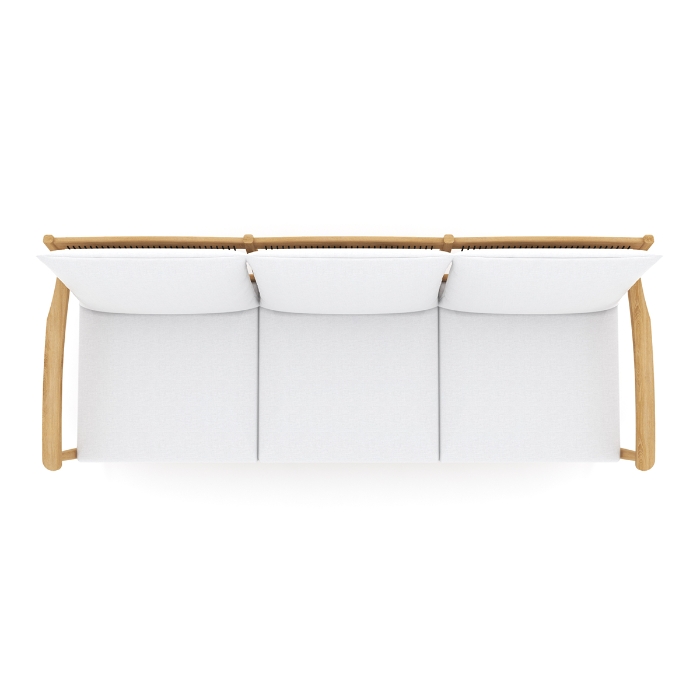 Palma Sofa with White Cushions top