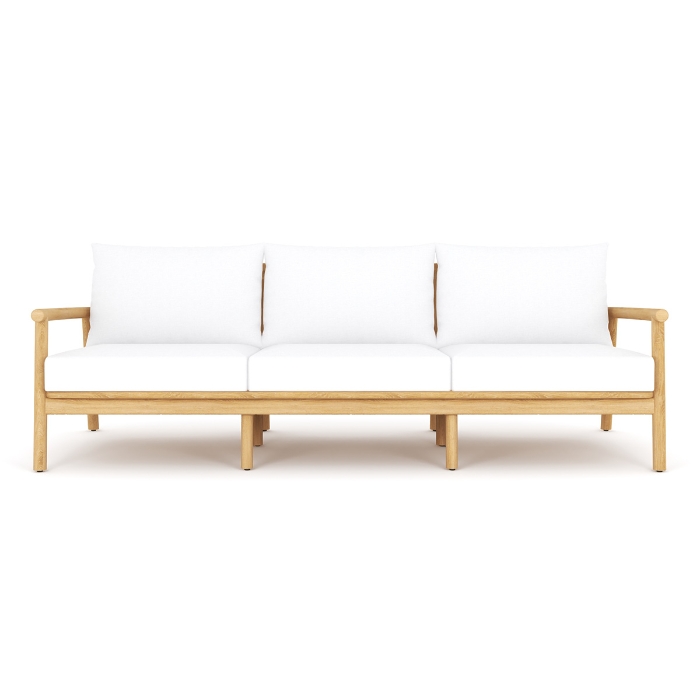 Seville Sofa with White Cushions front