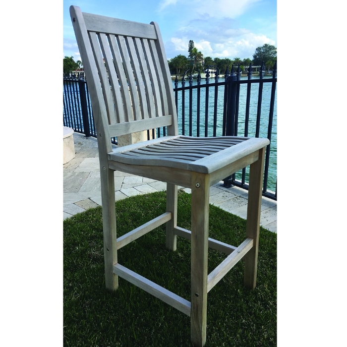 Royal teak Bar chair with teak frame