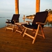 Royal teak dining chair with cushions
