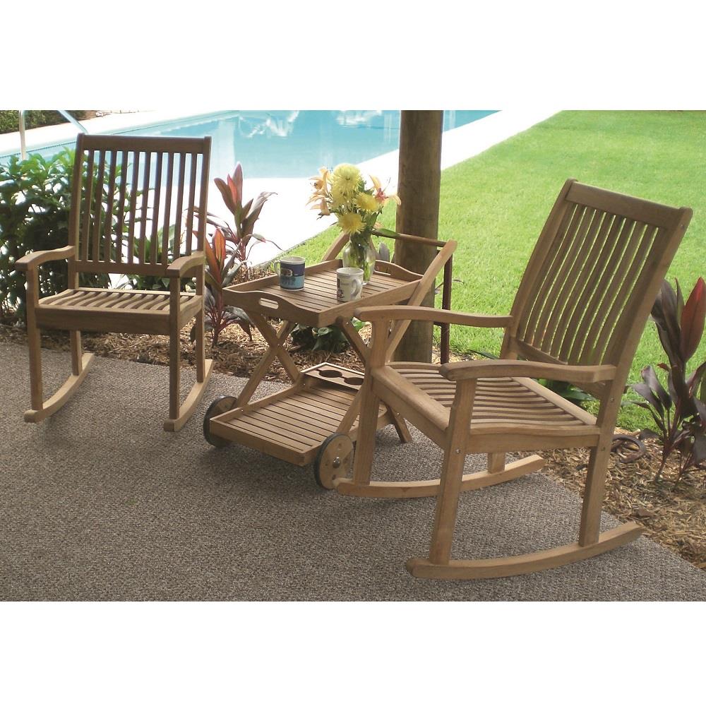 Royal teak rocking chair