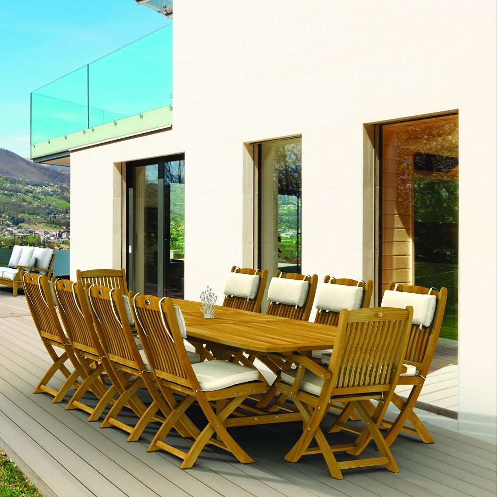 Royal Teak Sailor Outdoor Dining Set for 10 - RT-SAILOR-SET6