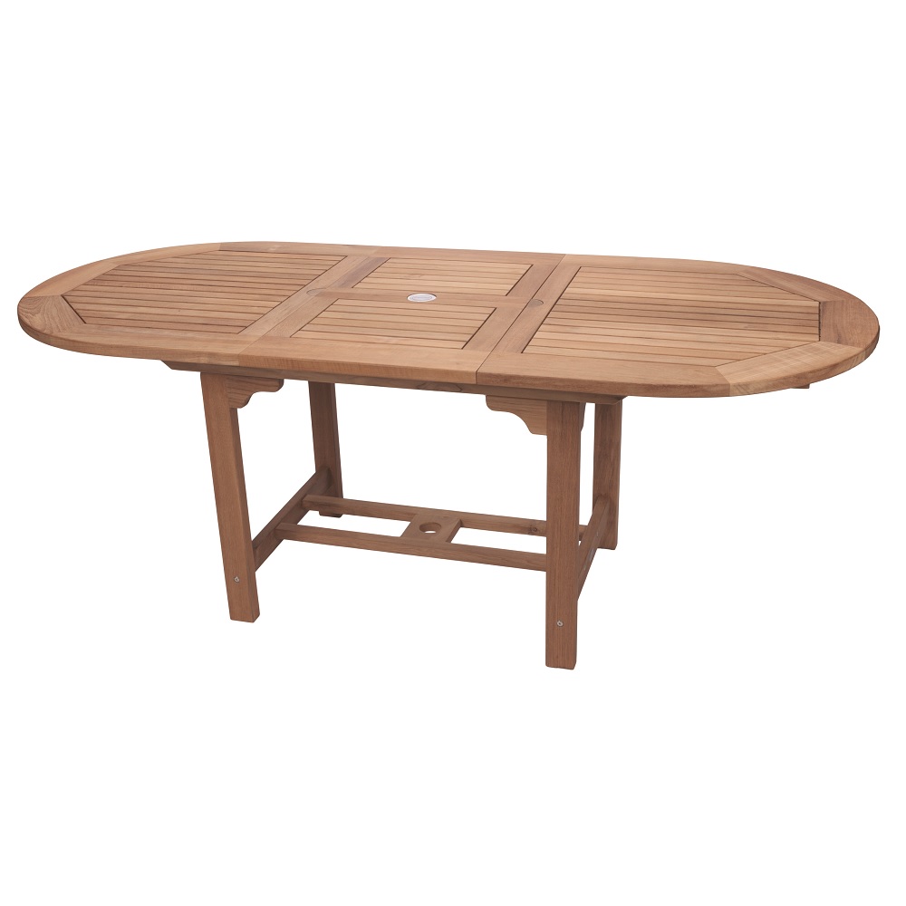 Royal Teak Teak Family 60-78" Oval Expansion Table - FEO6