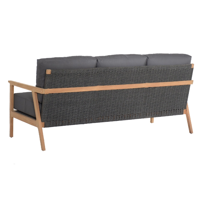 Ventura Sofa with Teak and Rope back