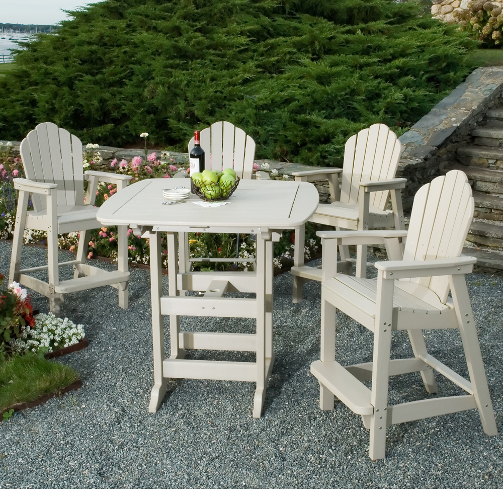 Seaside Casual Classic Adirondack Bar Set for 4 - SC-CLASSIC-SET12