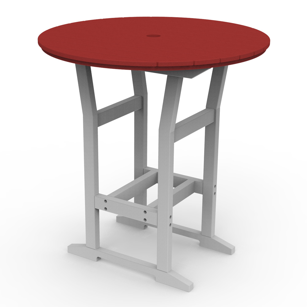 Seaside Casual Coastline Cafe Round Bar Table
