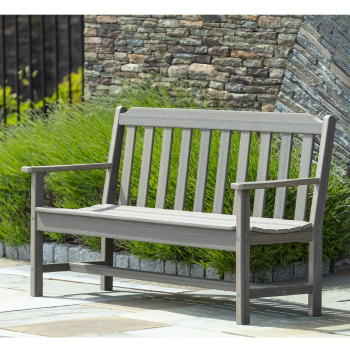 grey Newport 48" Bench