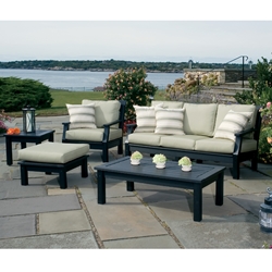 Seaside Casual Nantucket Sofa and Lounge Chair with Ottoman Set - SC-NANTUCKET-SET6