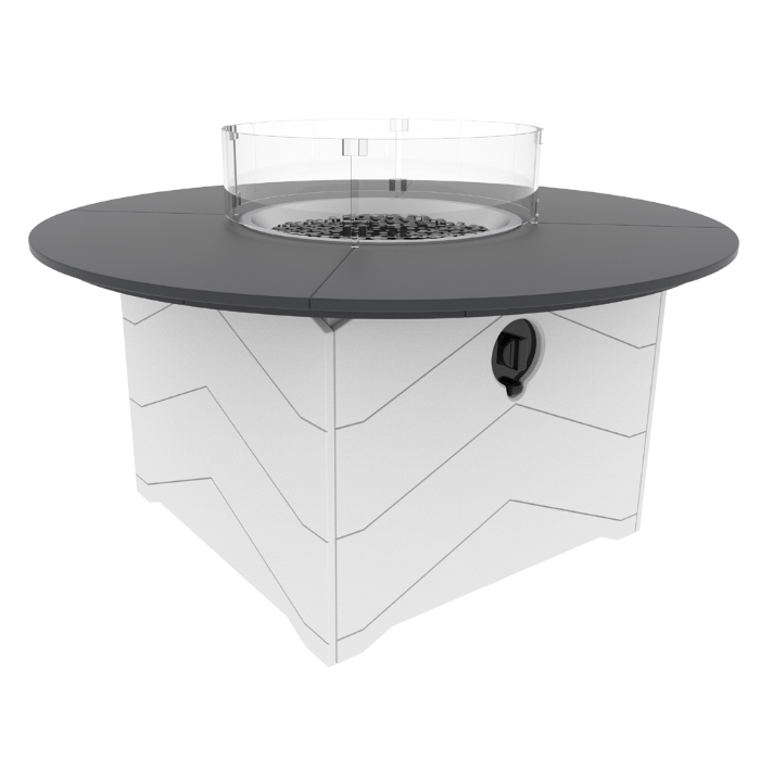 Seaside Casual Aura Fire Table