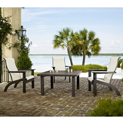Adirondack MGP Sling Patio Chat Set 