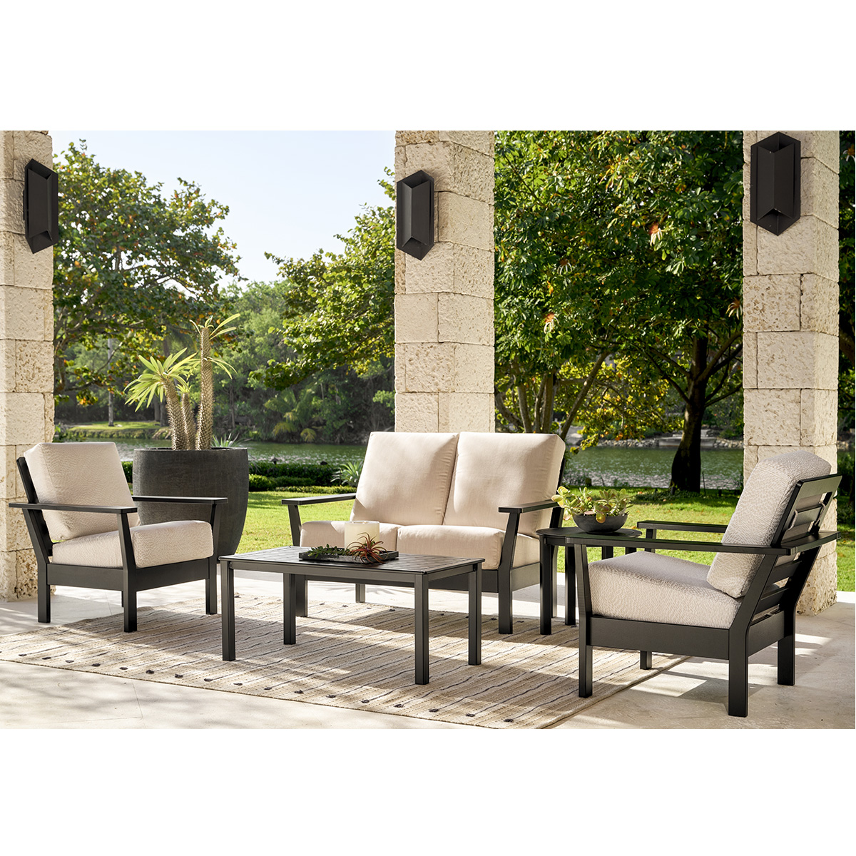 Telescope Casual Antero MGP Cushion Outdoor Furniture Set - TC-ANTERO-SET2