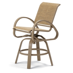 Aruba II Sling Counter Height Swivel Chair 