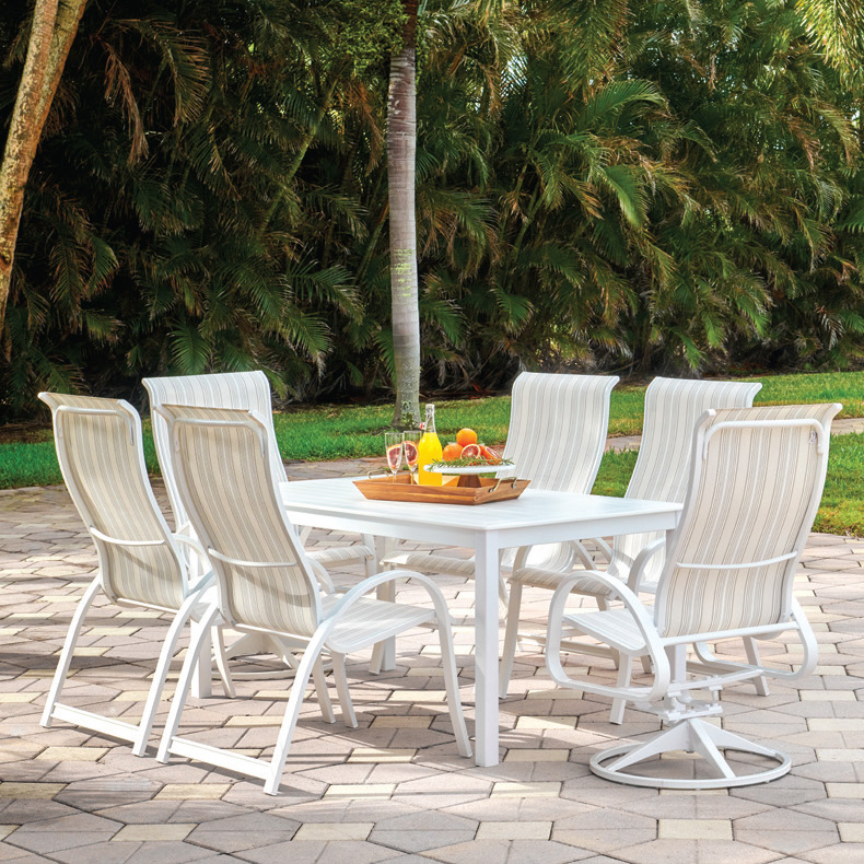 Telescope Casual  Aruba Outdoor Dining Set for 6 -