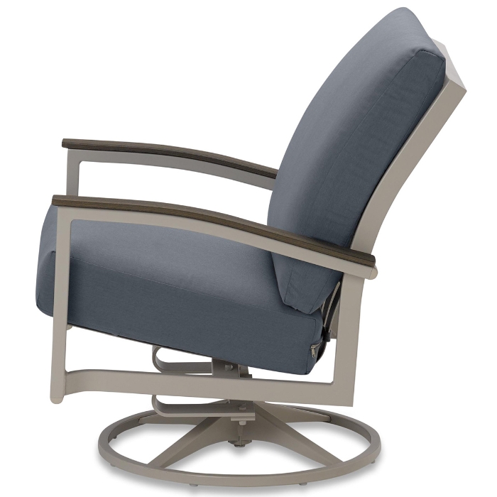 Bazza Cushion Swivel Rocker Lounge Chair side
