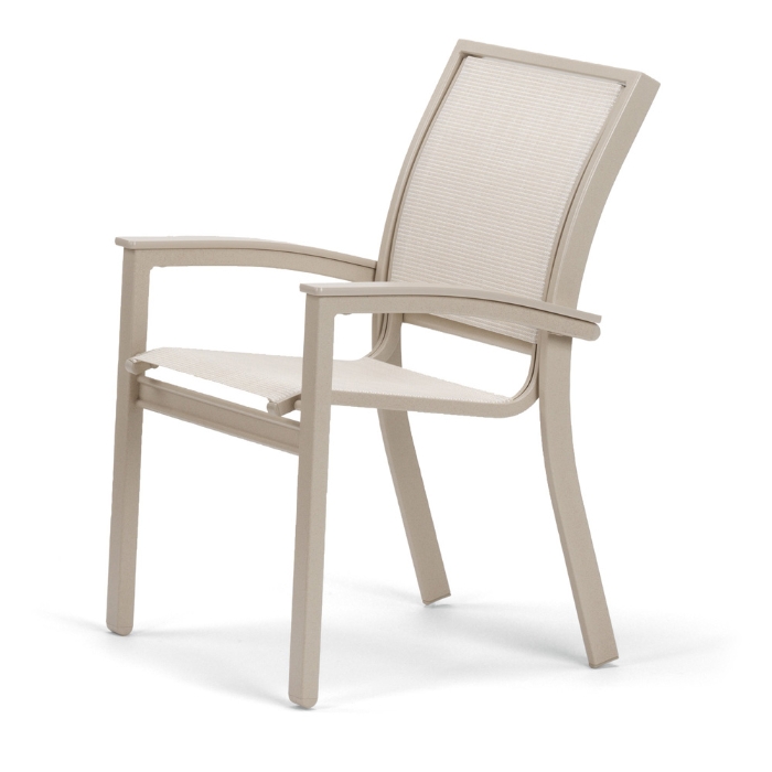 Telescope Casual Bazza MGP Aluminum Sling Stacking Cafe Chair