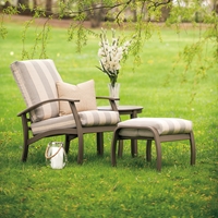 Telescope Casual Belle Isle Lounge Chair, Ottoman, and Table Set - TC-BELLEISLE-SET03