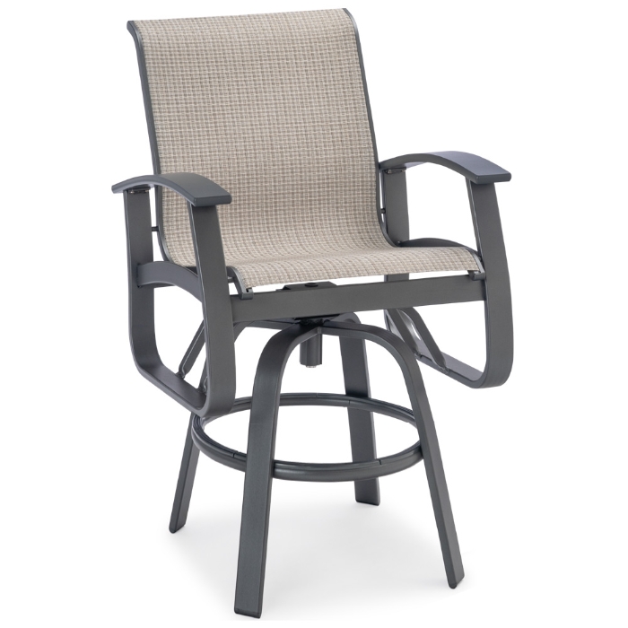 Telescope Casual Belle Isle Sling Bar Height Swivel Stool - L0B0