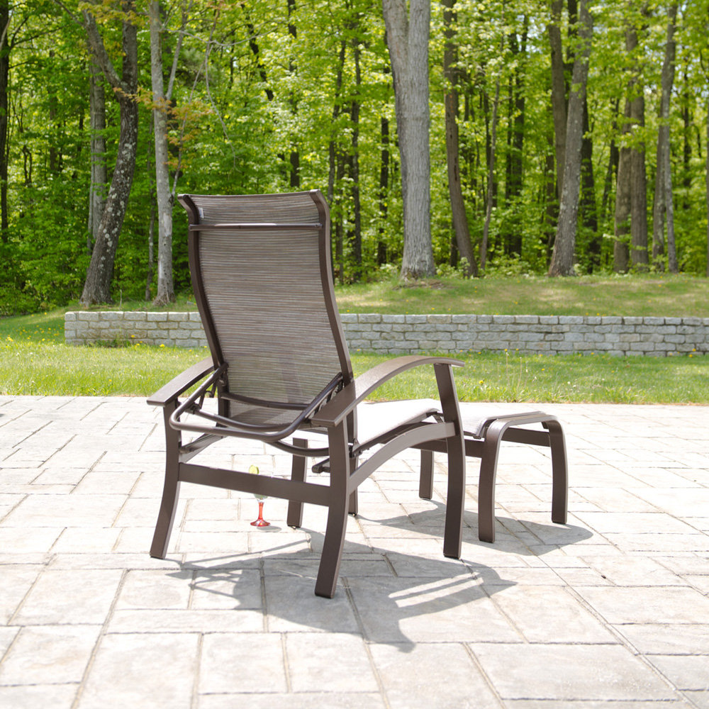 Adjustable back aluminum frame