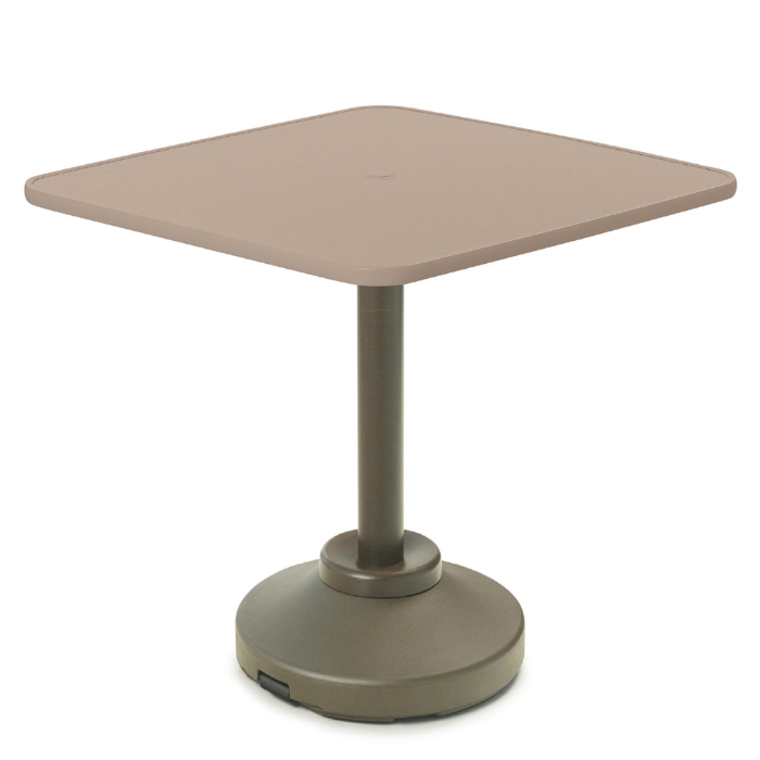 Telescope Casual 36" Square Cascade MGP Balcony Table with Weighted Pedestal Base - T930-3P20