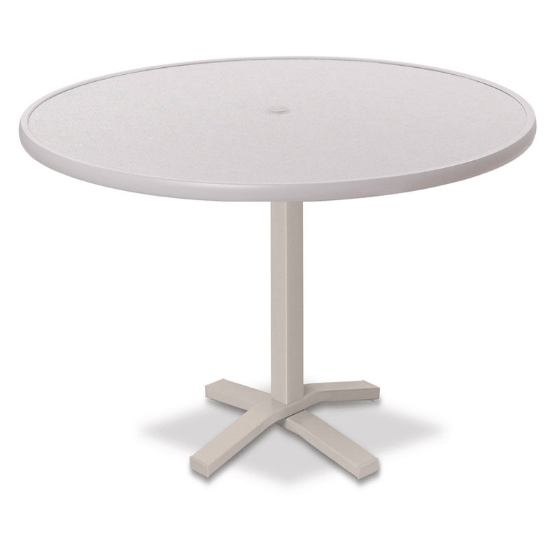 Telescope Casual Cascade MGP 48" Round Bar Height Table with Pedestal Base - 40.5"H - T970-4X20