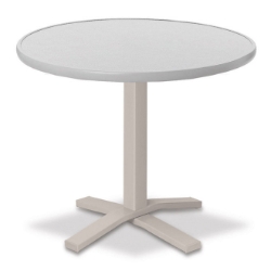 Telescope Casual Cascade MGP 30" Round Bar Height Table with Pedestal Base - 40.5"H - T980-4X20