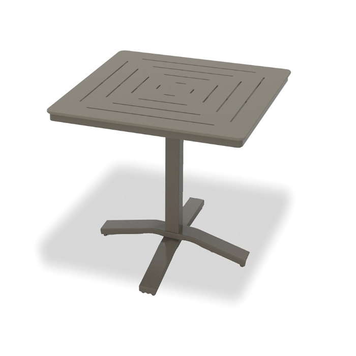 Telescope Casual MGP Dash 36" Square Balcony Height Table with Pedestal Base - 36.5"H - T110D-3X20