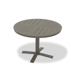 Telescope Casual MGP Dash 42" Round Dining Table with Pedestal Base - 28.5"H - T120D-2X20