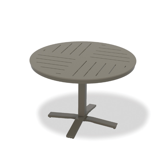 Telescope Casual MGP Dash 42" Round Dining Table with Pedestal Base - 28.5"H - T120D-2X20