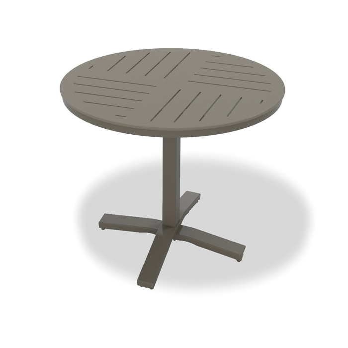 Telescope Casual MGP Dash 42" Round Balcony Height Table with Pedestal Base - 36.5"H - T120D-3X20
