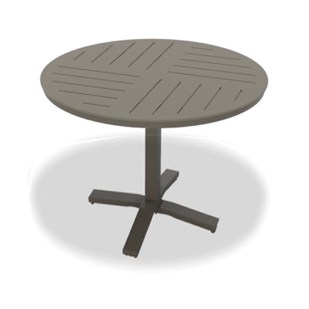 Telescope Casual MGP Dash 48" Round Balcony Height Table with Pedestal Base - 36.5"H - TM80D-3X20