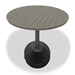 Telescope Casual MGP Dash 54" Round MGP Slat Bar Table with 120 lb Weighted Pedestal Base - TP20D-4P50