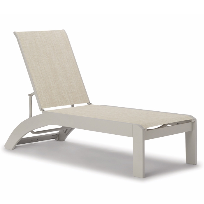 Telescope Casual Dune Modern Armless Chaise Lounger