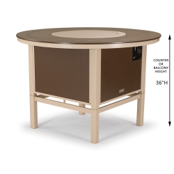 54" Round MGP Balcony Fire Table 